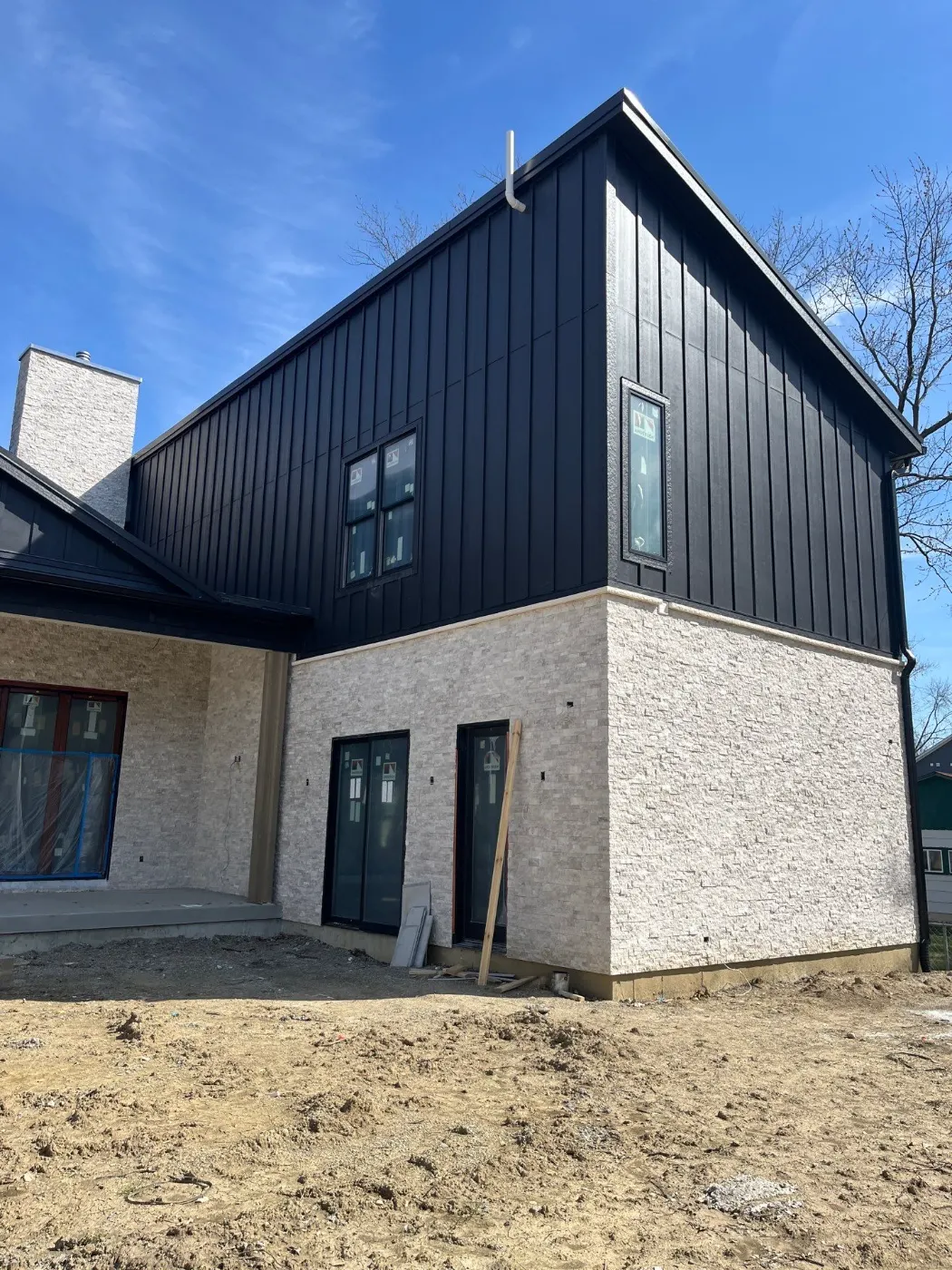 Fiber cement siding installed on a Rocky Ripple home